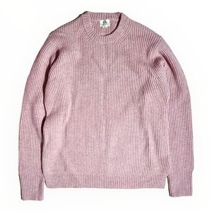 Gardenheir Mongolian Wool Knit Sweater Pink